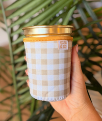 Plaid Coffee Drink Sleeve - 2 Sizes!