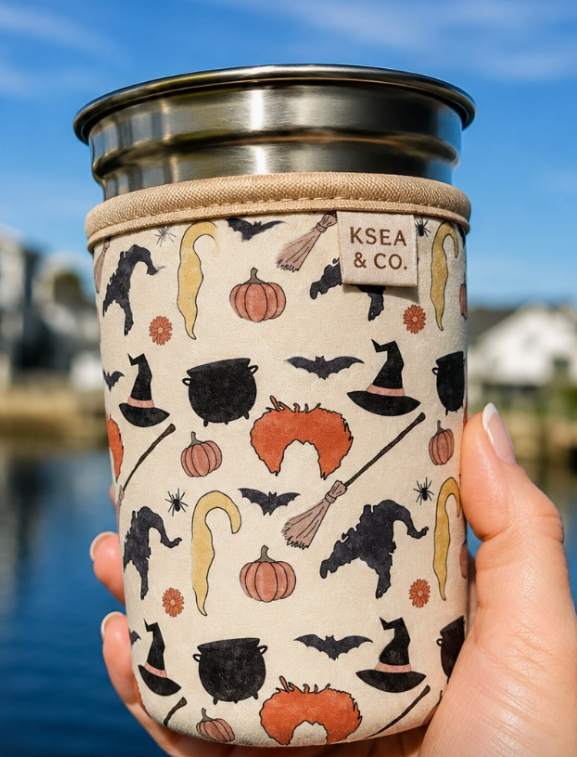 Spooky Sisters Coffee Drink Sleeve - 2 Sizes!
