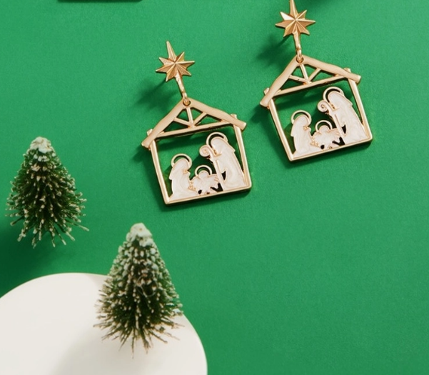 Nativity Scene Earrings