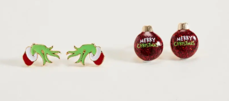 Christmas Mean One Earring Set- 2 Colors!