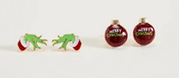 Christmas Mean One Earring Set- 2 Colors!