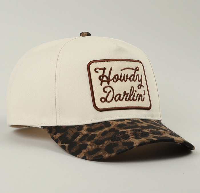 Howdy Darlin' Leopard Trucker Hat