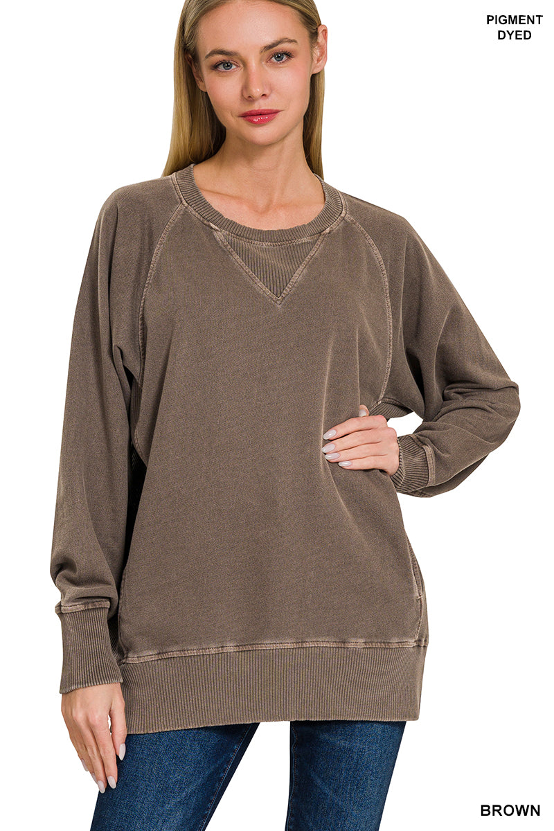 Pigment Dyed SS with Pockets - 4 Colors!