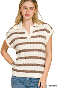 Collared Sweater - 4 Colors