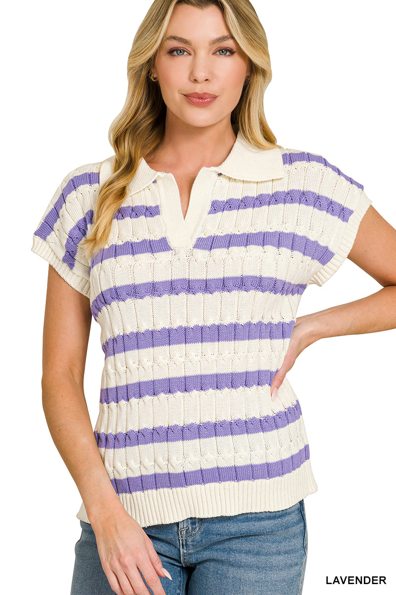 Collared Sweater - 4 Colors