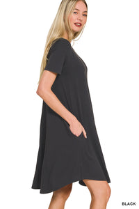 Black Dress with Pockets