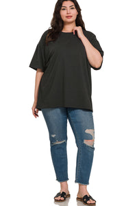 Curvy Comfort Tee in 2 Colors!