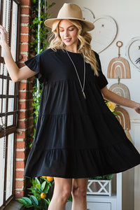Curvy Dolman Sleeve Dress - 2 Colors!