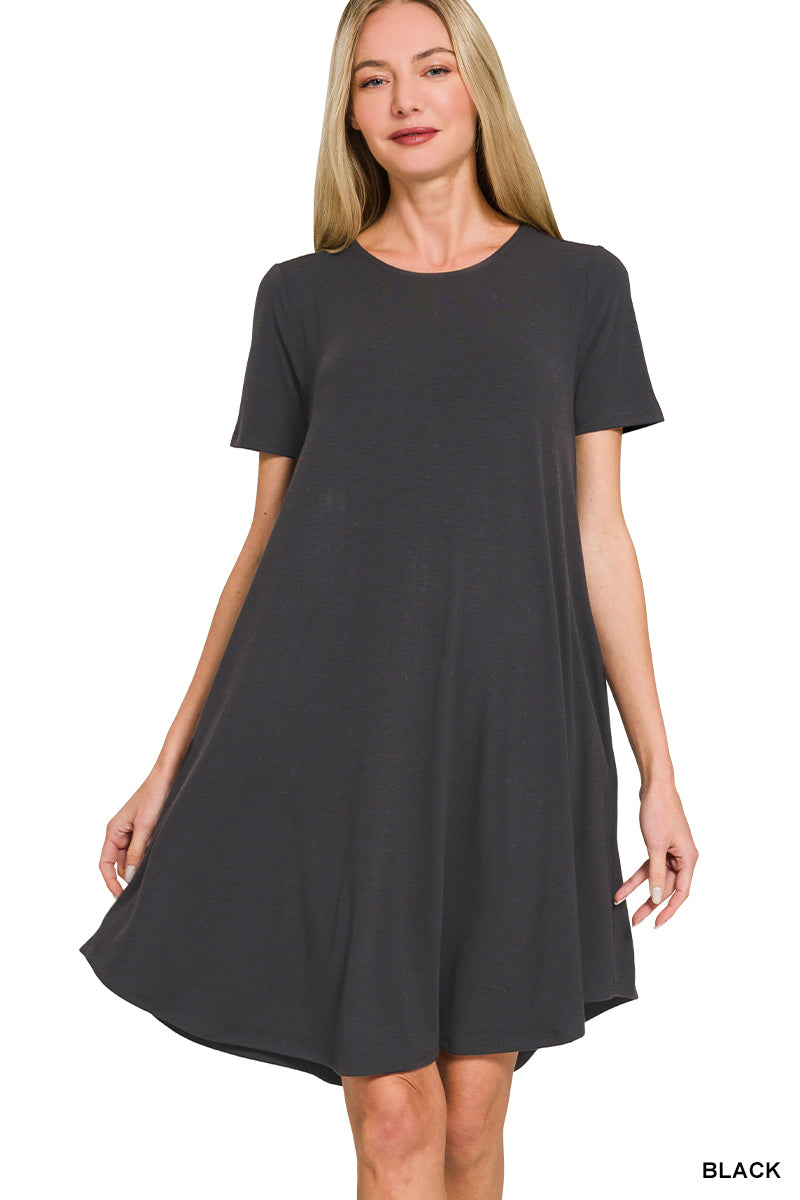 Black Dress with Pockets