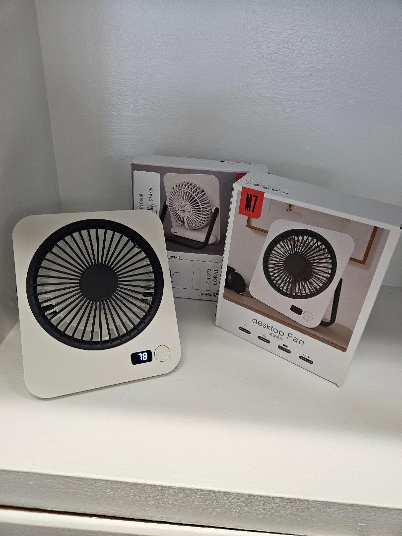 Desktop Fan- 4 Colors!