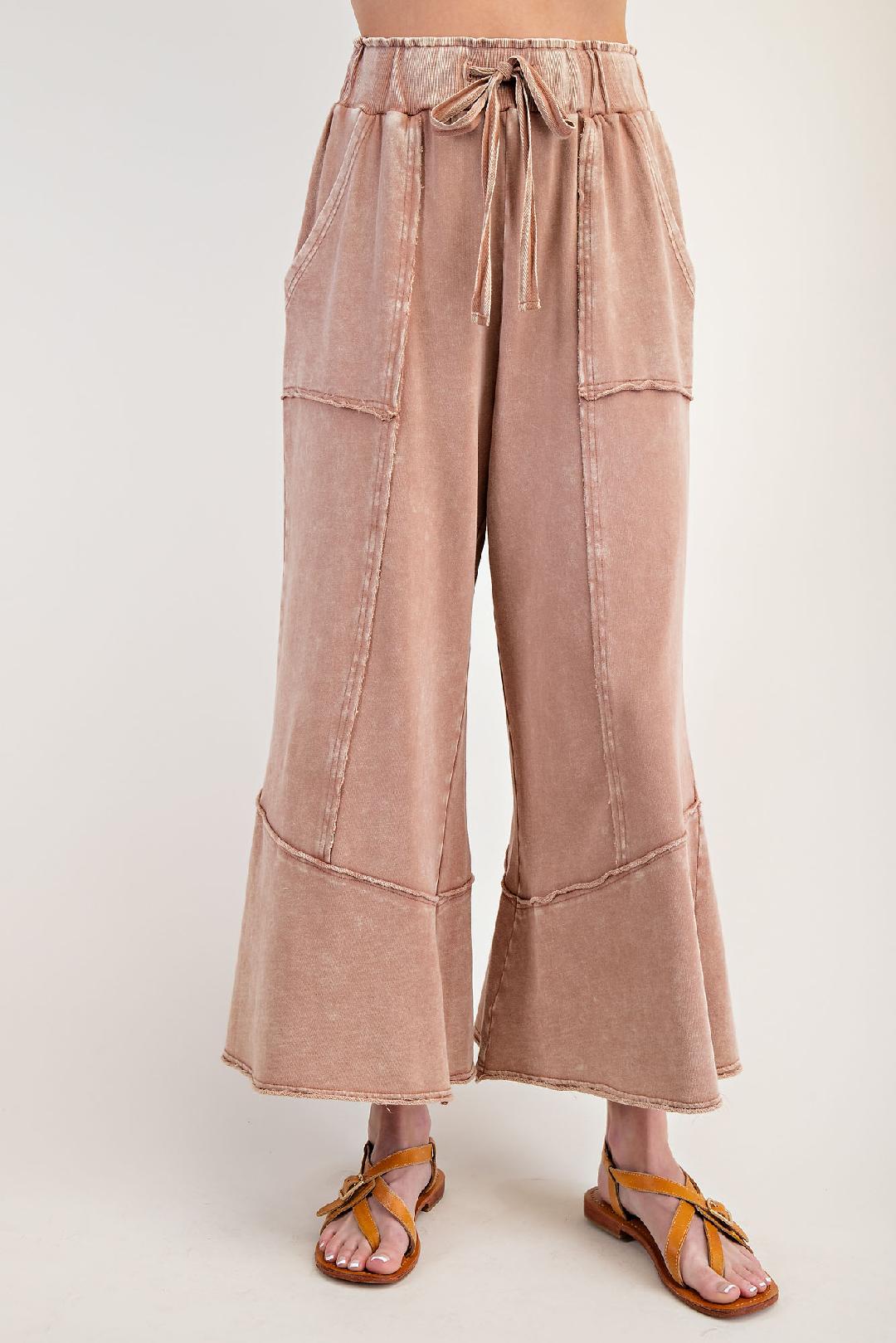 Flare Mineral Wash Pant - 3 Colors!