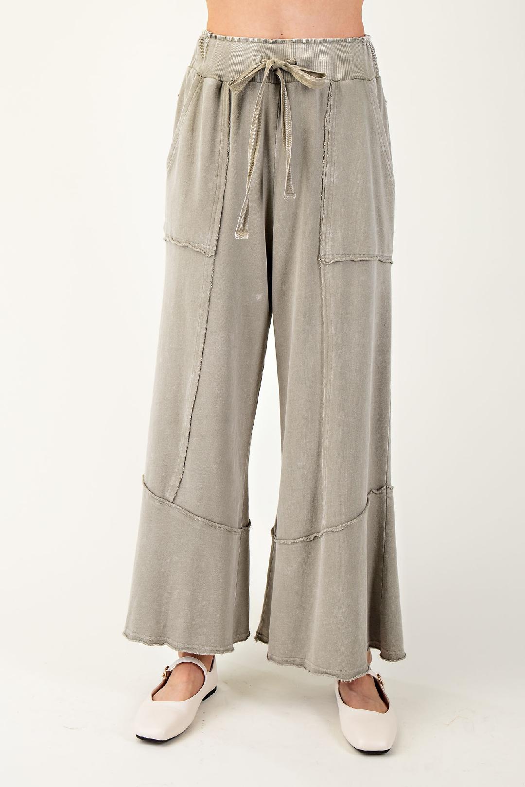 Flare Mineral Wash Pant - 3 Colors!