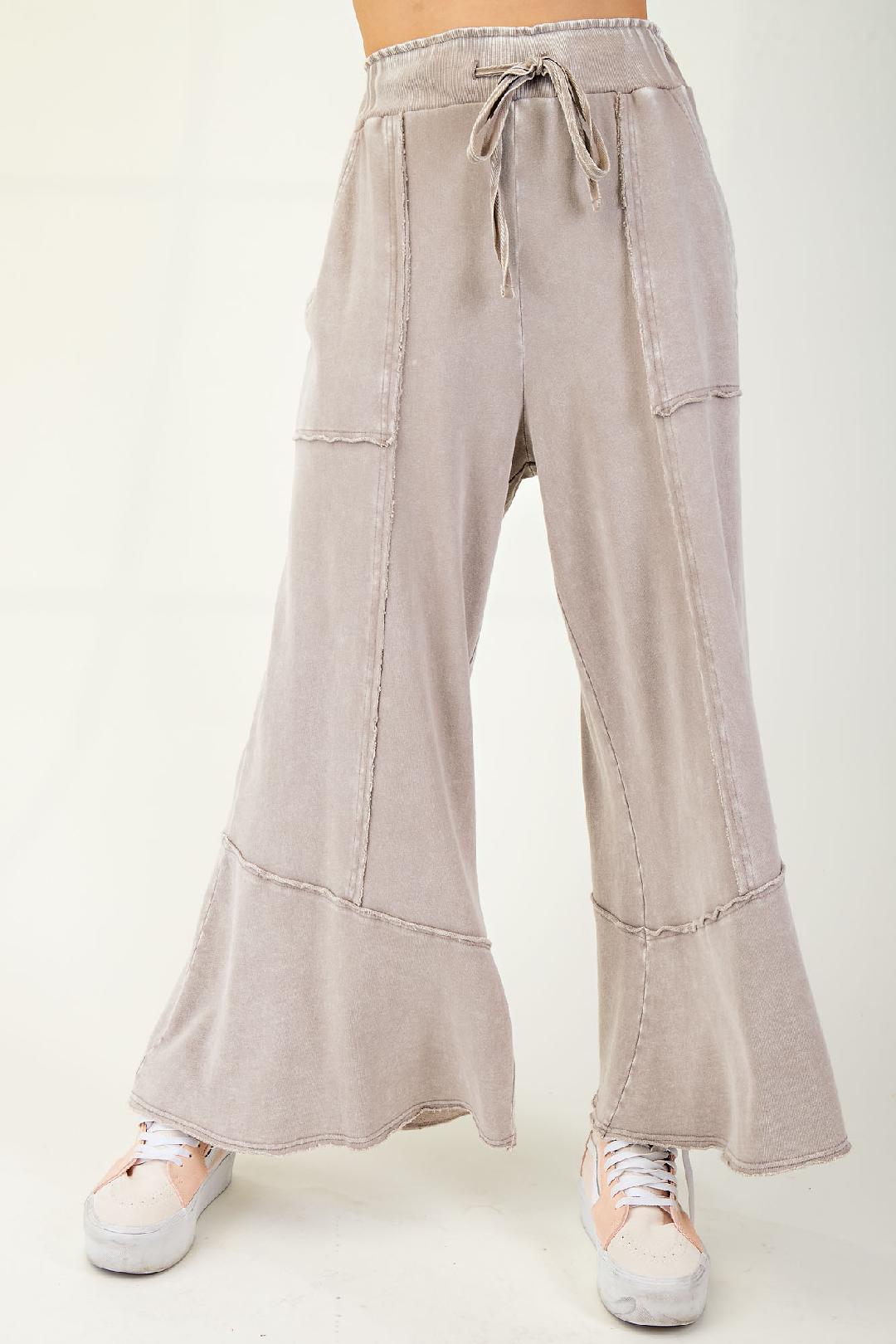 Flare Mineral Wash Pant - 3 Colors!