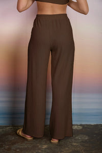 Textured Knit Elastic Waist Lounge Pants- 2 Colors!
