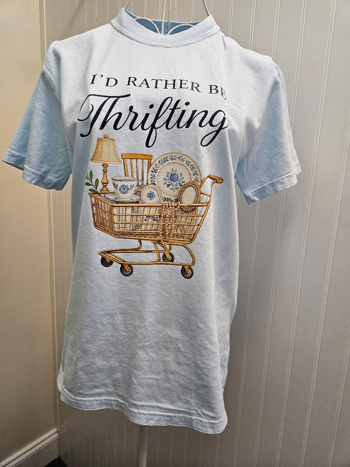 Rather Be Thrifting Tee Curvy