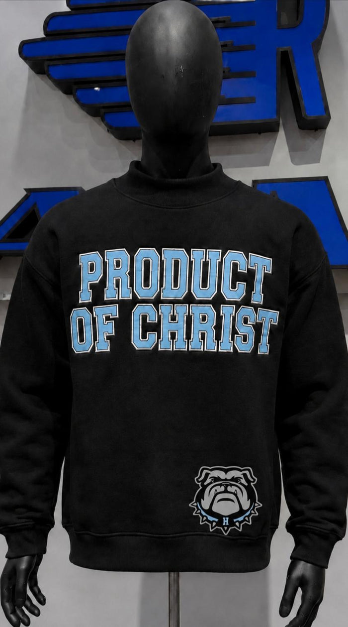 Hampton Product Of Christ Mock Neck with Polka Dots