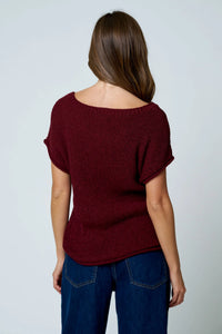 Crew Neck Raw Sleeve Relaxed Sweater- 3 Colors!