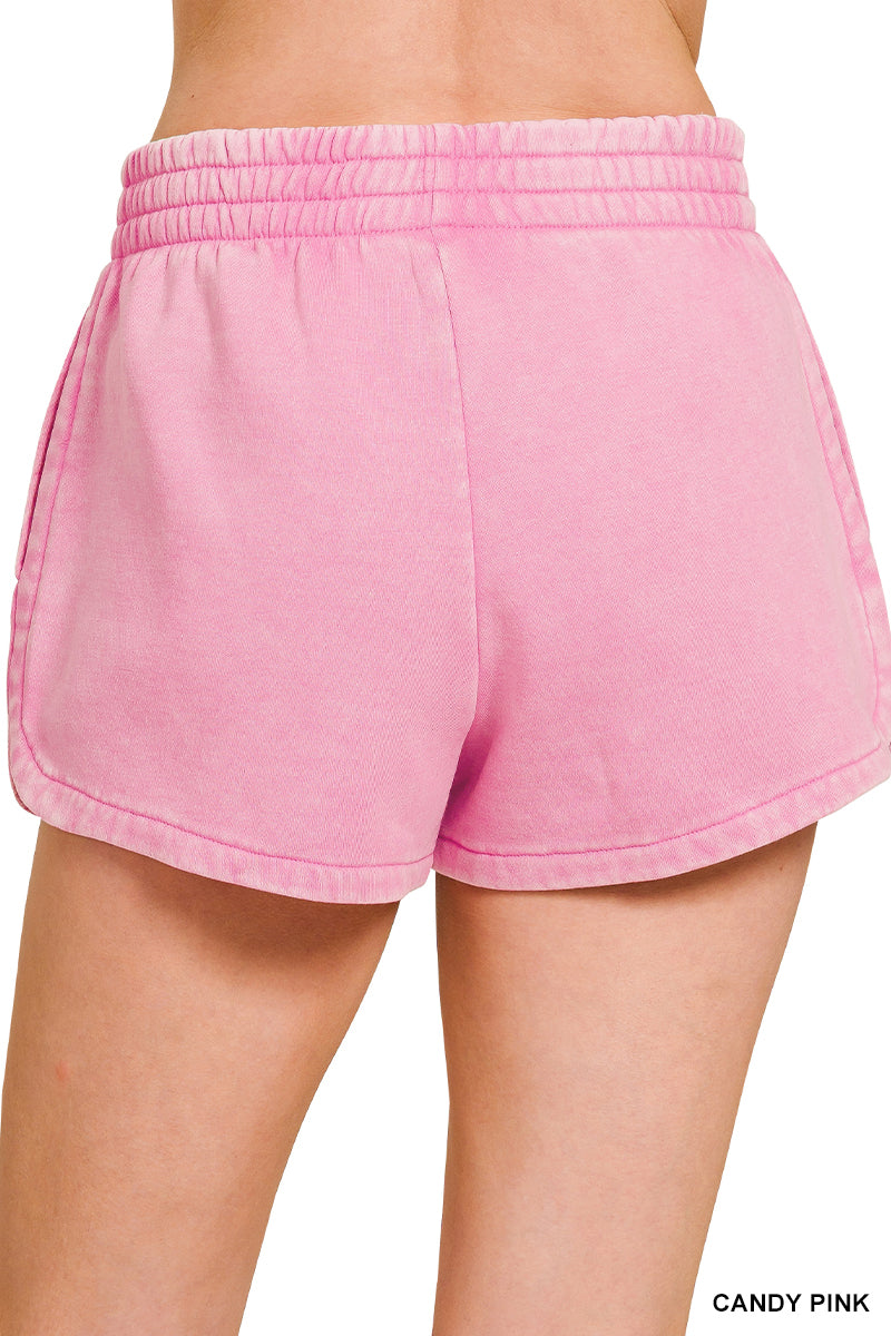 Acid Wash Shorts- 12 Colors!