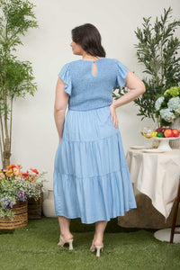 Tiered Smocked Midi Dress - 5 Colors!