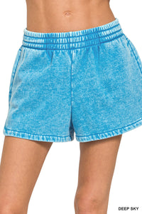 Acid Wash Shorts- 12 Colors!