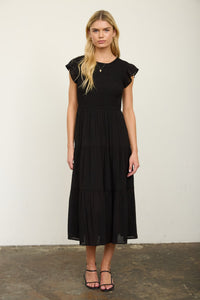 Tiered Smocked Midi Dress - 5 Colors!