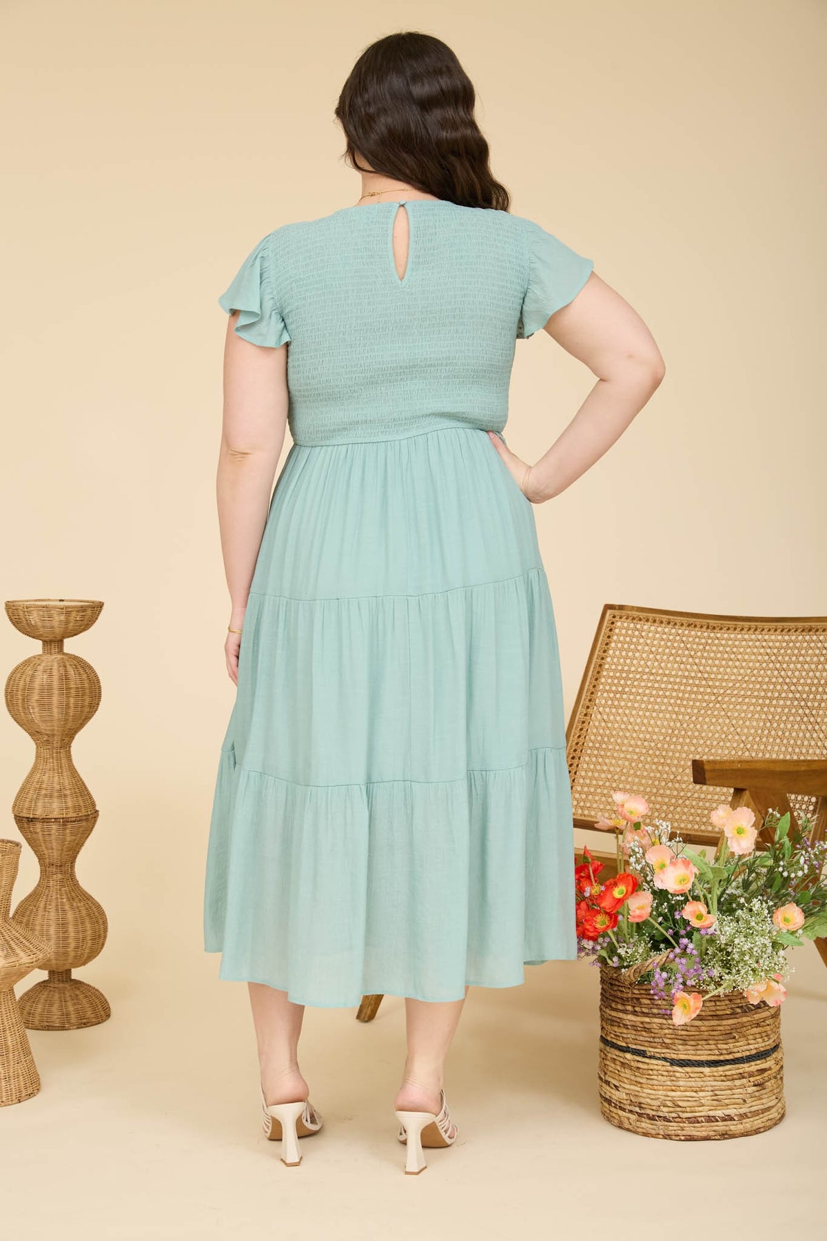 Tiered Smocked Midi Dress - 5 Colors!