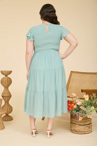 Tiered Smocked Midi Dress - 5 Colors!