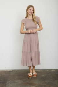 Tiered Smocked Midi Dress - 5 Colors!