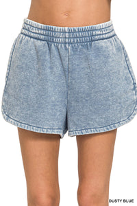 Acid Wash Shorts- 12 Colors!