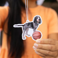 Bluetick Coonhound Basketball Air Freshener