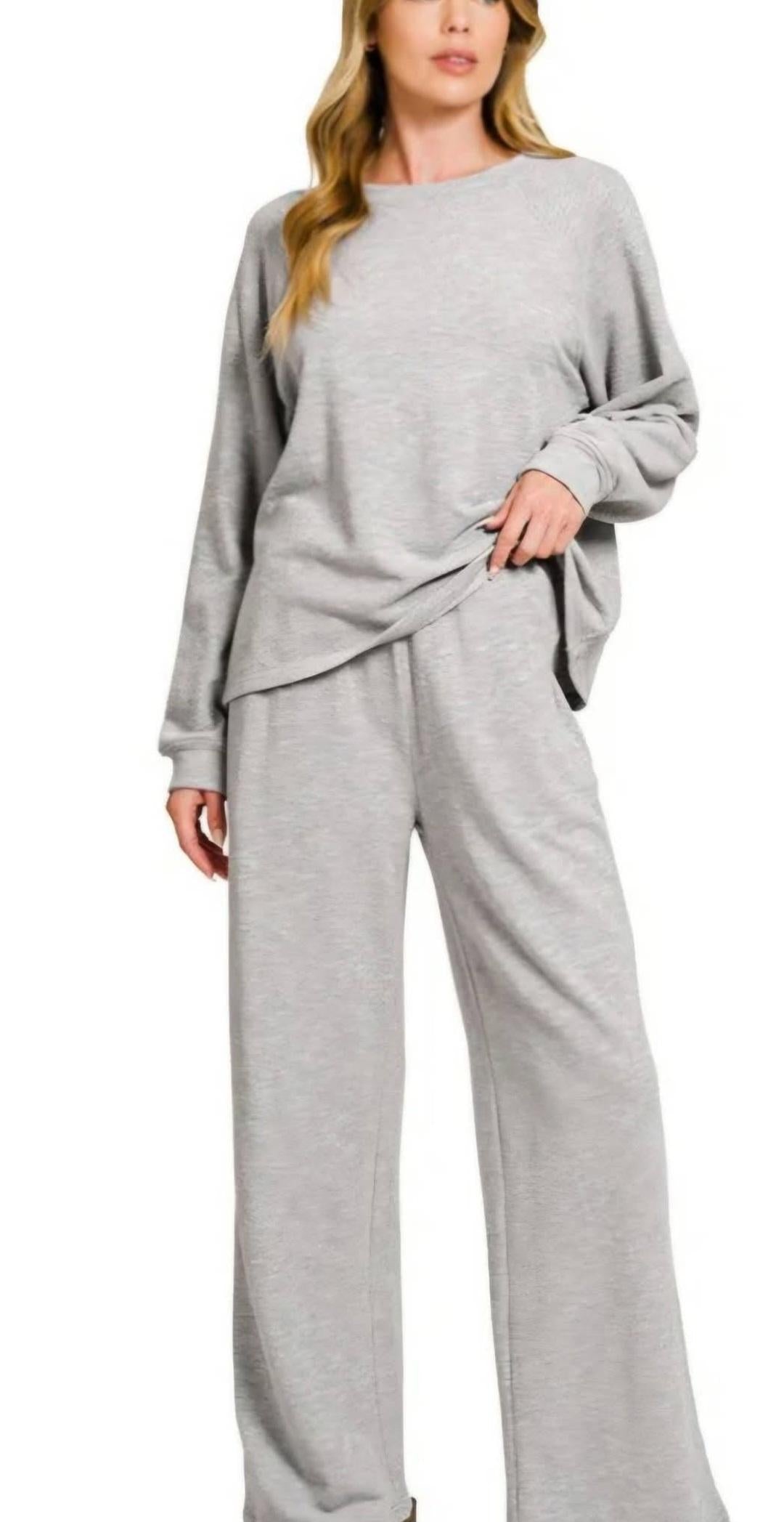 2 Pc Set H Grey