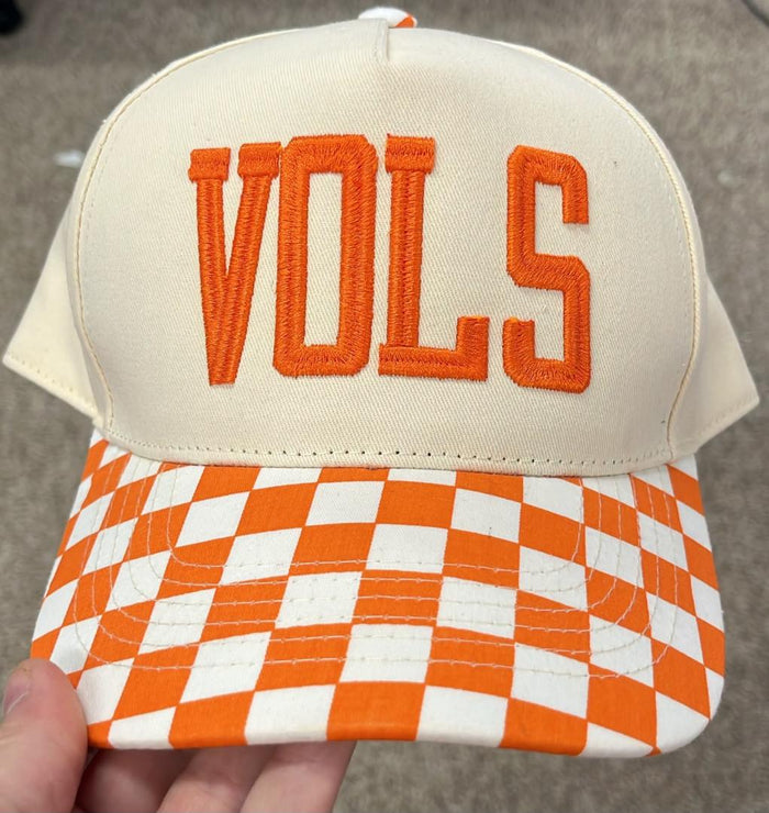 Vols Puff Checkerboard Hat
