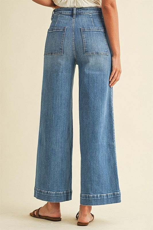 Stretch High Rise Pintuck Jeans- 3 Colors!
