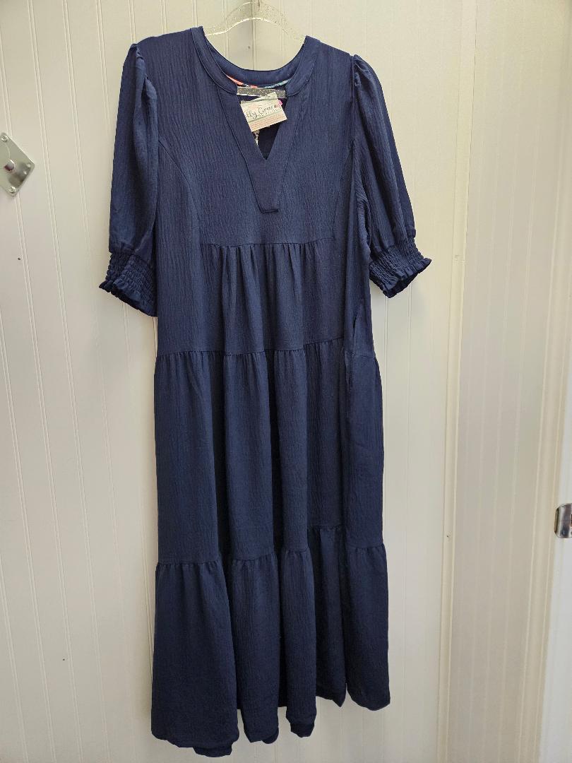 Solid V Neck Midi Dress- 2 Colors!
