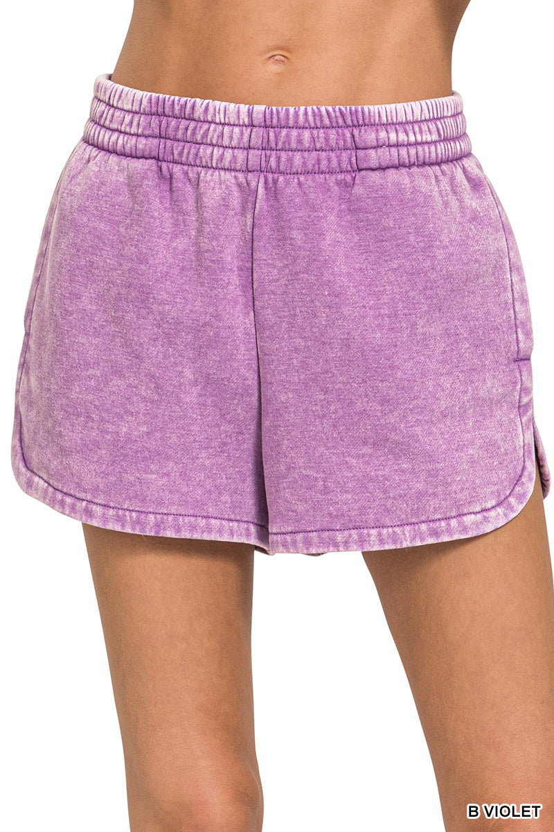Acid Wash Shorts- 12 Colors!