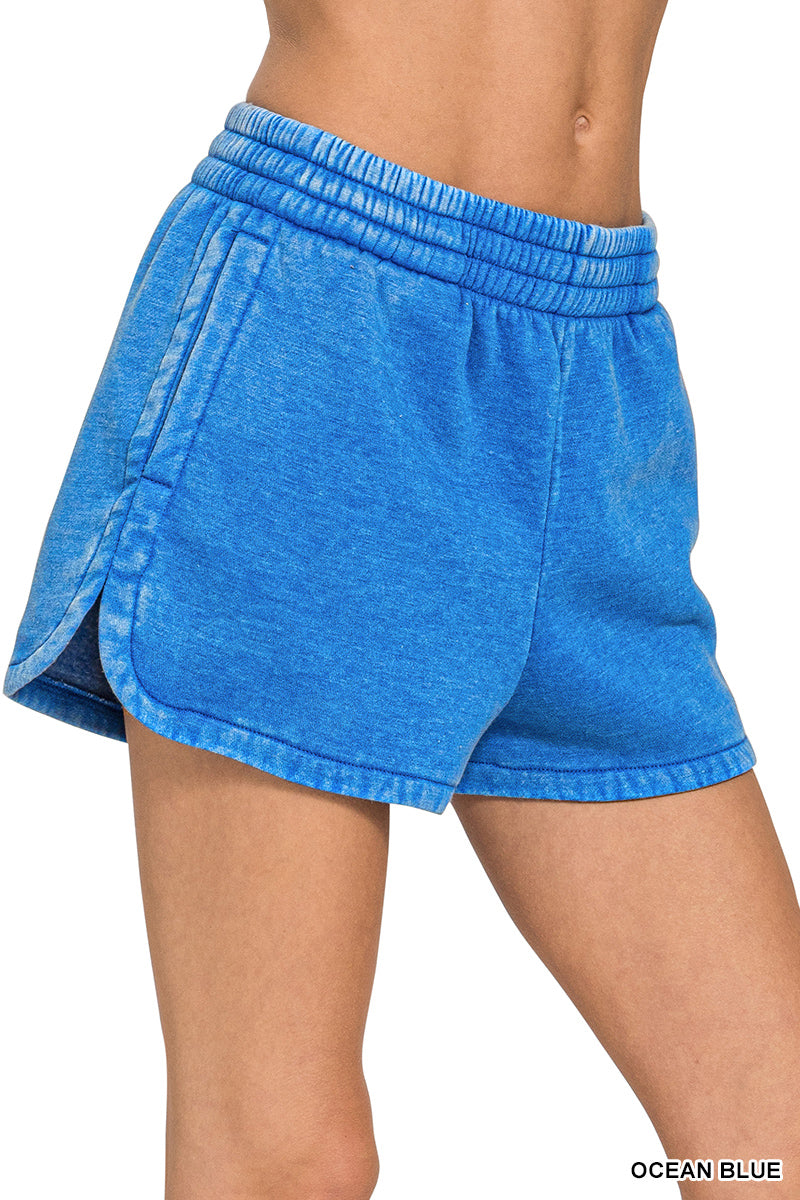 Acid Wash Shorts- 12 Colors!
