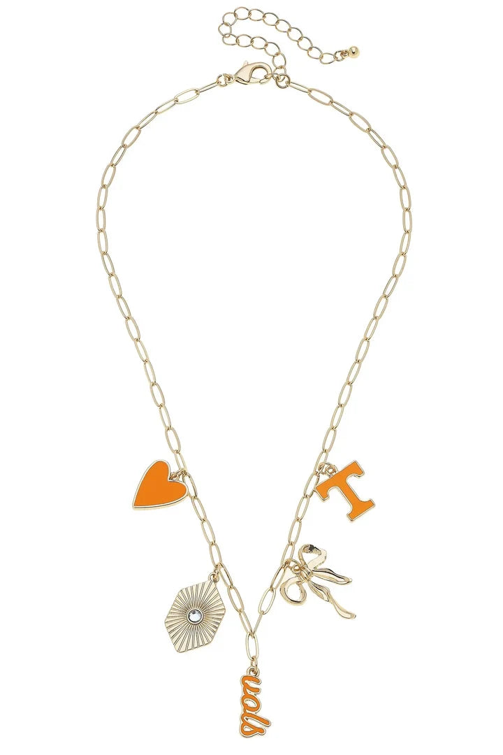TN Vols Paper Clip Charm Collector Necklace