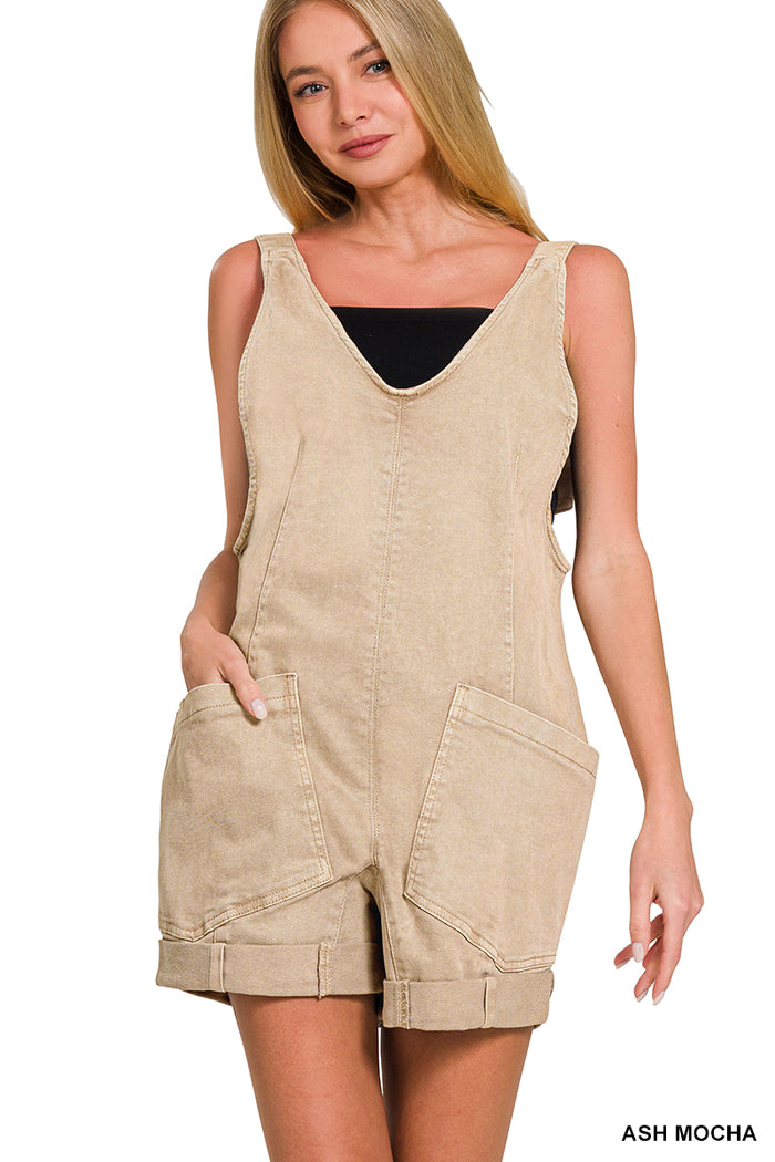 Adjustable Strap Romper - 2 Colors!