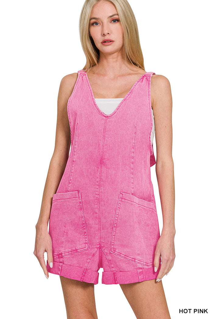 Adjustable Strap Romper - 2 Colors!