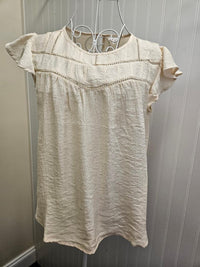 Front Ladder Line Lace Top - 2 Colors!