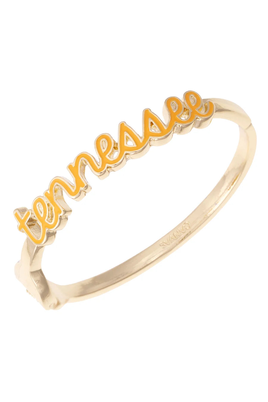 TN Vols Cursive Enamel Hinge Bangle