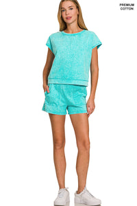 Premium Cotton Washed Set- 2 Colors!