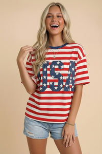 USA Stripe Tee