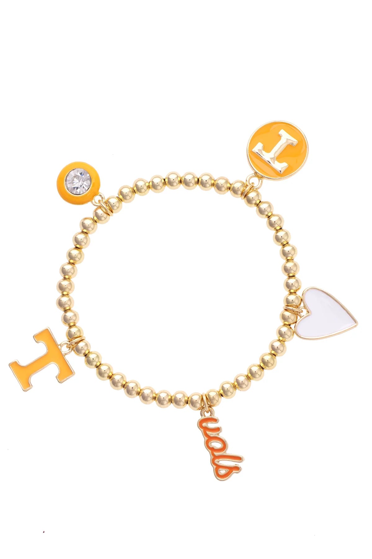 TN Vols Enamel Icons Stretch Bracelet