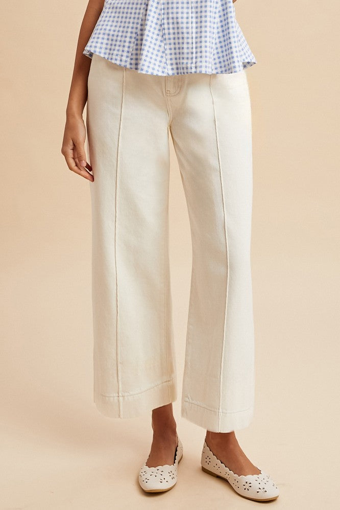 Stretch High Rise Pintuck Jeans- 3 Colors!