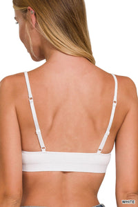Adjustable Strap Padded Bra- 3 Colors!