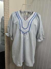 Stripe V Neck Top in 2 Colors!